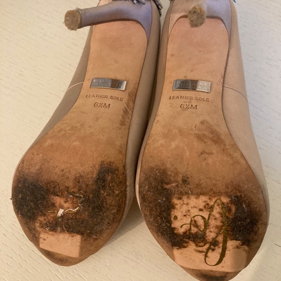 Badgley Mischka jewel back rhinestone heels - Picture 9 of 10